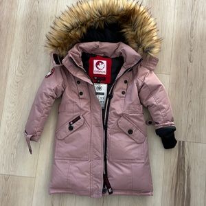 Girls 5/6 down winter jacket